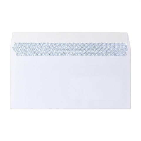 White Envelope with Internal Opacity - Window 110x220 mm (DL) 100gsm