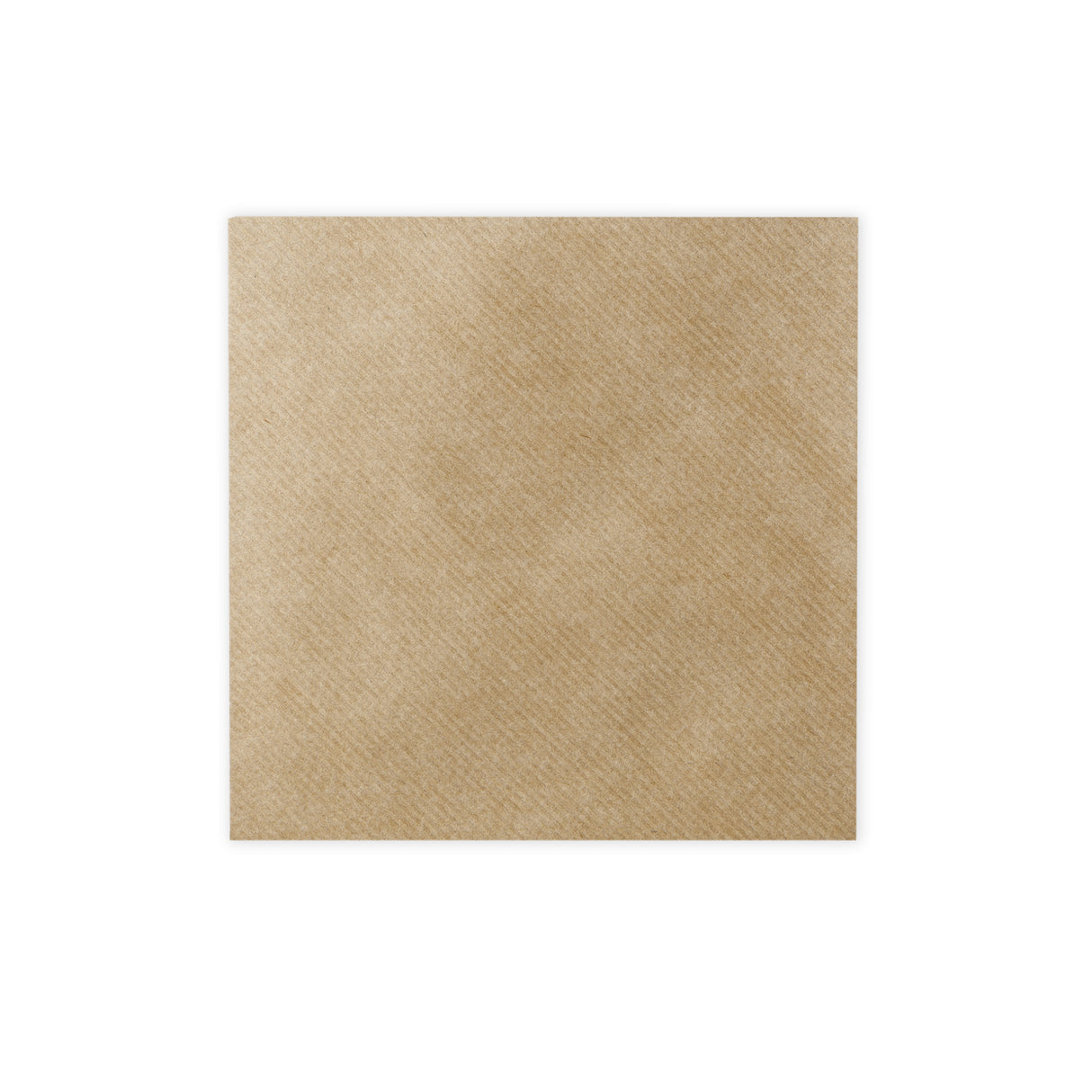 Geripptes Kraftpapier-Kuvert 155x155 mm