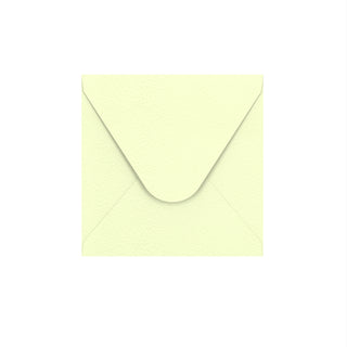 Kuvert Elfenbein gehämmert 110 x 110 mm