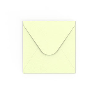Kuvert Elfenbein gehämmert 130 x 130 mm