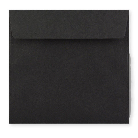 Black Coloured Peel & Seal Envelope (155 x 155mm)