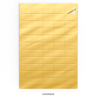 Rechteckige Klebeetiketten