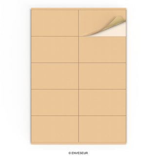 Rechteckige Klebeetiketten