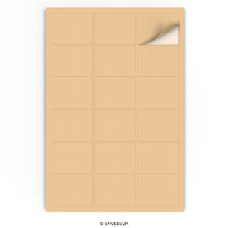 Rechteckige Klebeetiketten