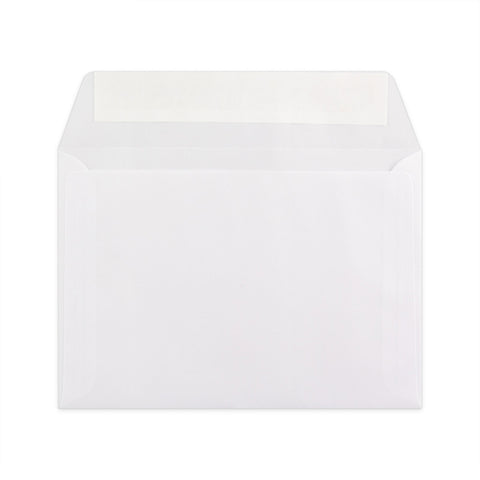 Coloured Translucent Envelopes White 114 x 162 mm (C6)