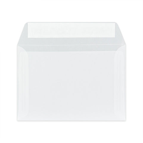 Coloured Translucent Envelopes Clear 114 x 162 mm (C6)