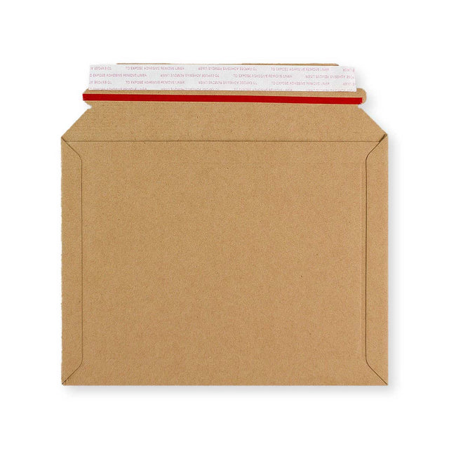Manila Brown Peel & Seal Rigid Board Mailers Envelope (180 x 235mm)