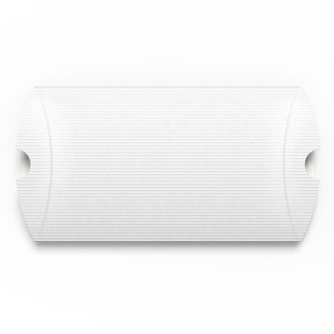 Corrugated Pillow Boxes White 229 x 162 mm (C5)