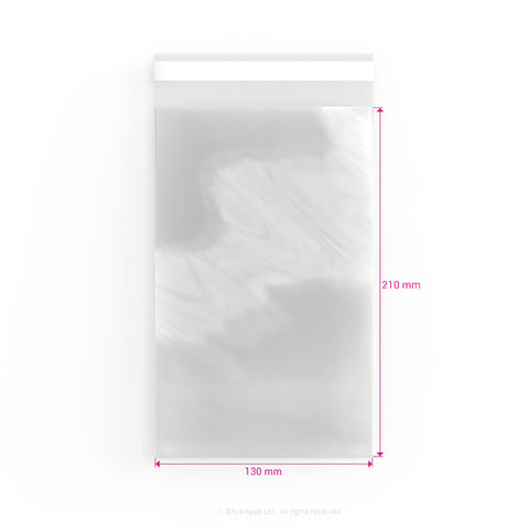 Cello Bags (Non-Header) Clear 210 x 130 mm