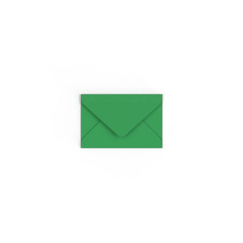 Kelly Green British Made Gummed Envelope (62 x 94mm)