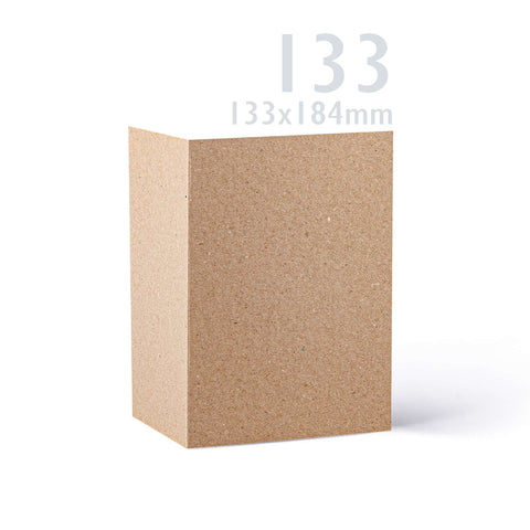Kraft Cards & Envelopes Pack Manila 130x130 mm + 125x125 mm