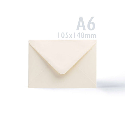Hammered Cards & Envelopes Pack Ivory 114x192 mm + 105x148 mm