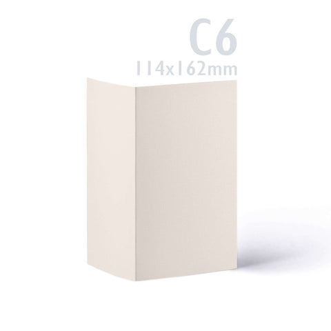 Linen Cards & Envelopes Packs Ivory 114x162 mm + 105x148 mm