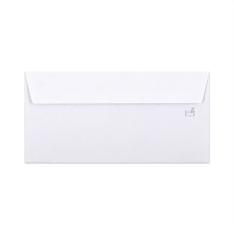 White Envelope with Internal Opacity - Window 110x220 mm (DL) 90gsm