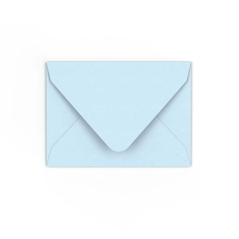 C7 Pale Blue Gummed V-Flap Envelope (82 x 113mm)
