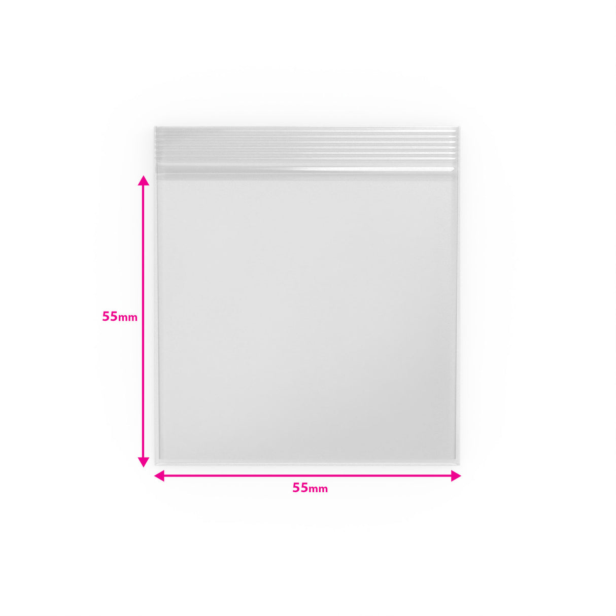 Transparente Druckverschlussbeutel