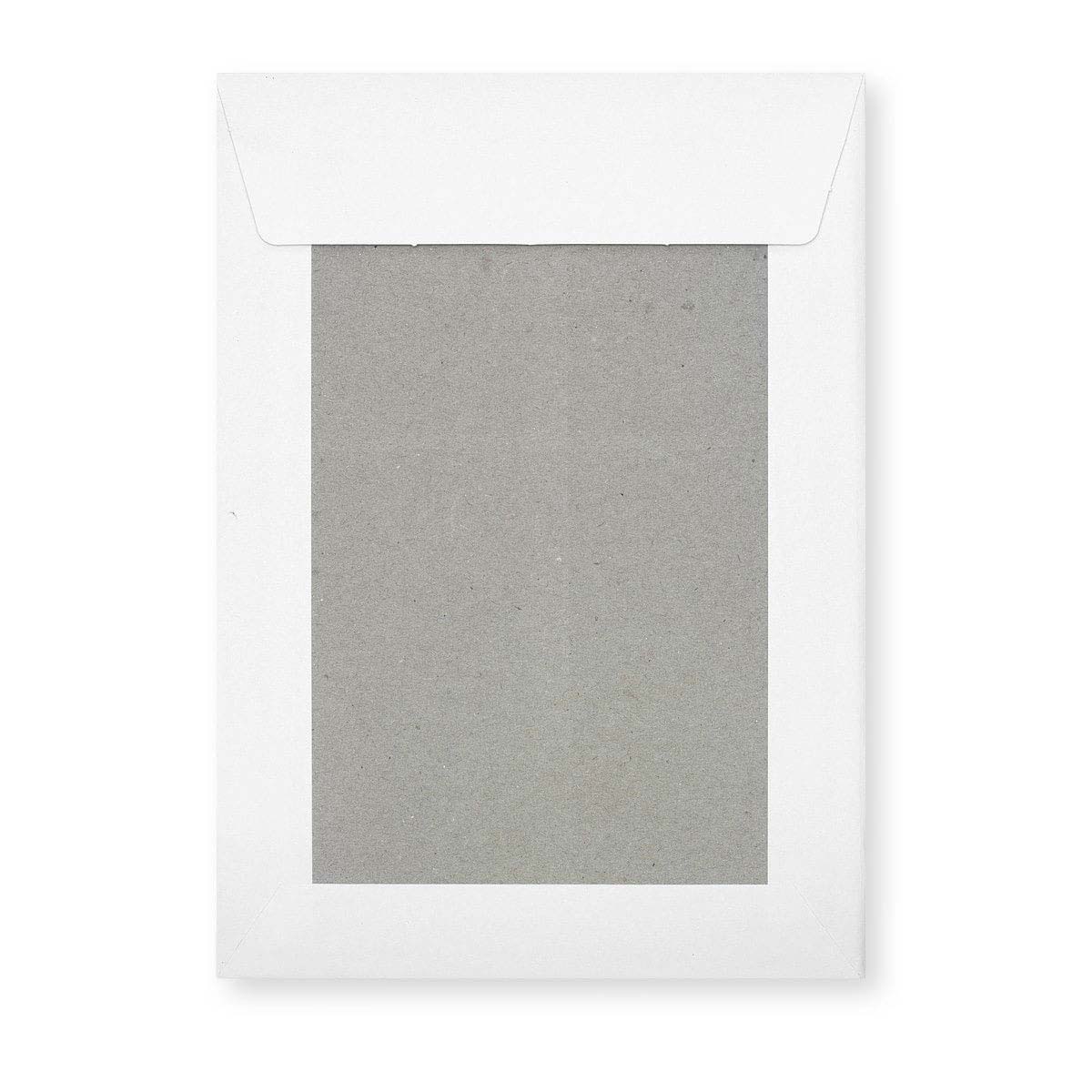 Weiße Papprückwandtasche 229x162 mm (C5)