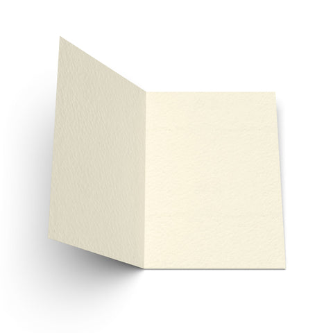 Folded Card Blanks Ivory Hammer 128 x 178 mm 300 Gsm