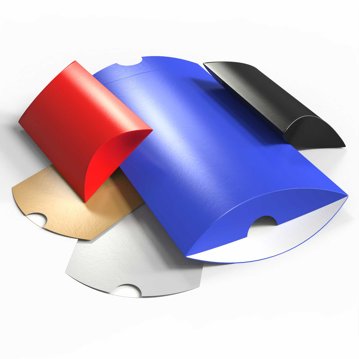 Glatte Kissenschachteln