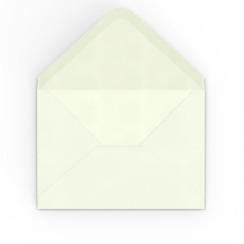 DL Milk White Hammer Envelope (110 x 220mm) Milk White 162 x 229 mm Gummed