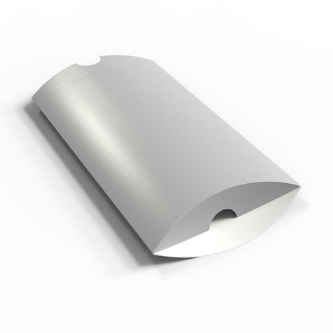 Coloured Pillow Boxes Silver 229 x 162 mm (C5)