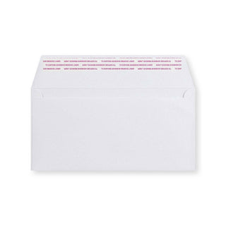 Weißer Post Marque Briefumschlag 110x220 mm (DL)