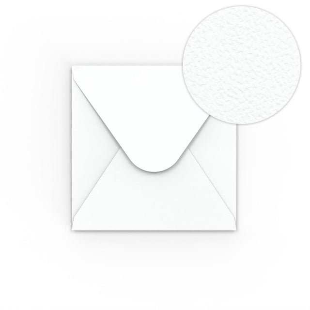 White Hammer Gummed V-Flap Envelope (130 x 130mm)