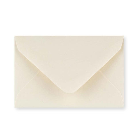 Ivory Wove Gummed V-Flap Greeting Card Envelope (62 x 94mm)