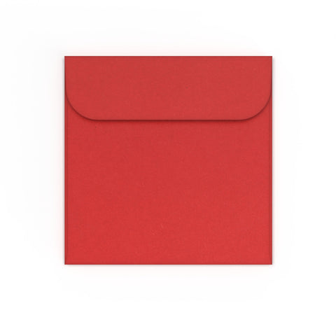 CD Window Envelopes Dark Red 85 x 85 mm