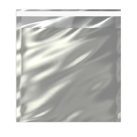 Metallic Finish Foil Bags Silver 220 x 220 mm