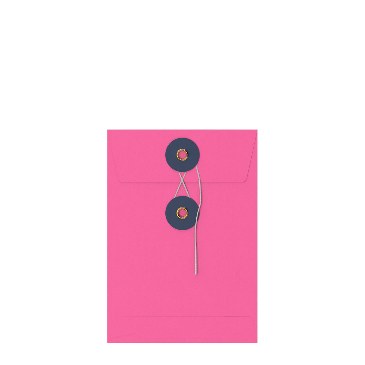 Farbige Kuverts mit Kordel- und Scheibenverschluss