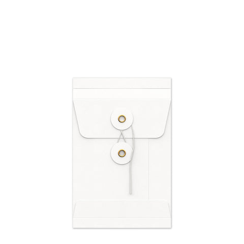 String & Washer Gusset Envelopes White 162 x 114 x 25 mm (C6)