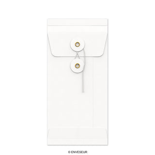 Faltentaschen mit Bindfadenverschluss