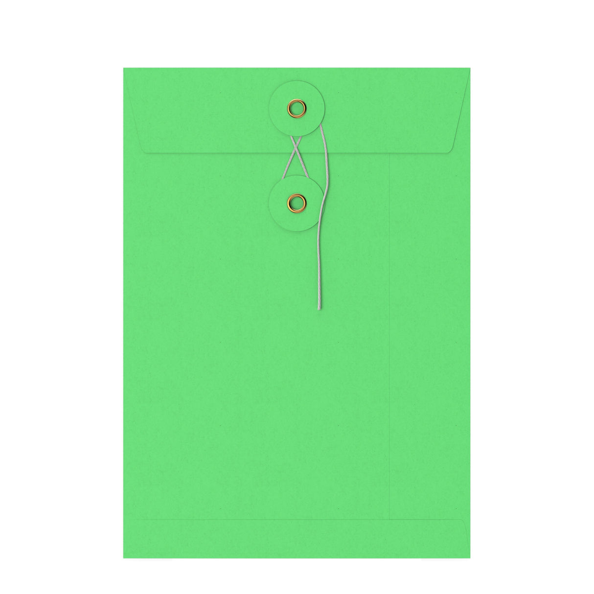Farbige Kuverts mit Kordel- und Scheibenverschluss