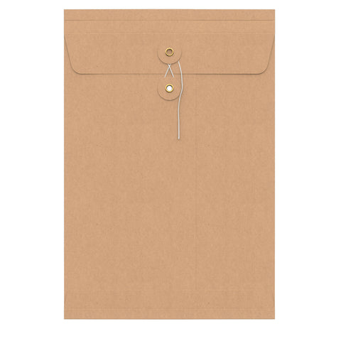 String & Washer Gusset Window Envelopes 324 x 229 x 25 mm (C4)