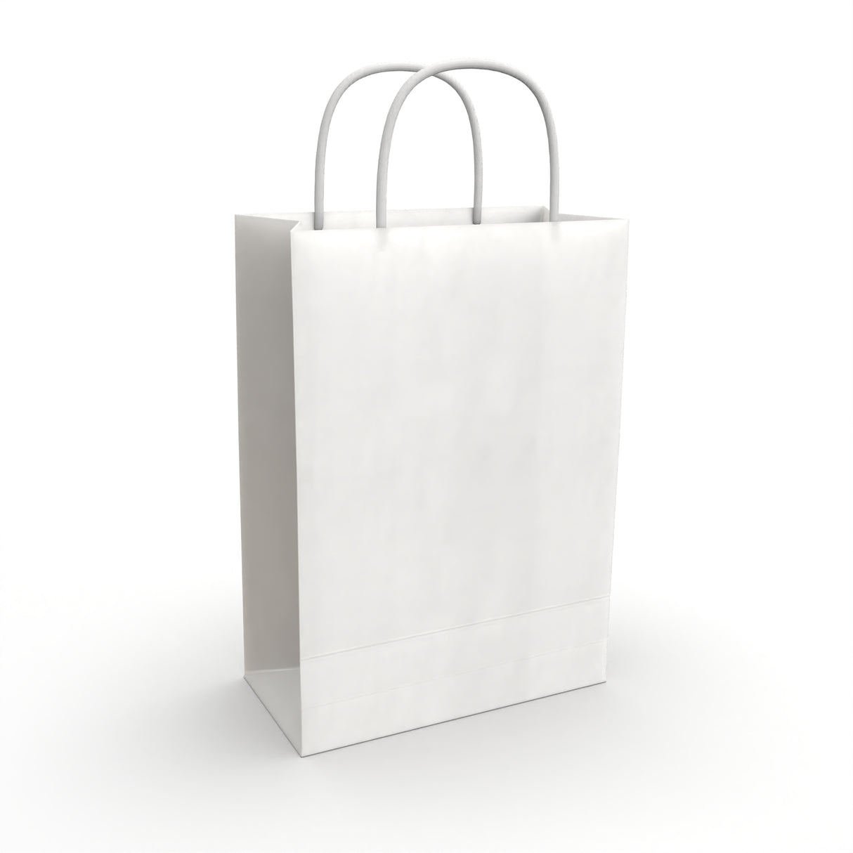 Papiertüte mit gedrehten Griffen