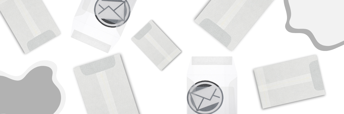 Transparente Briefumschläge