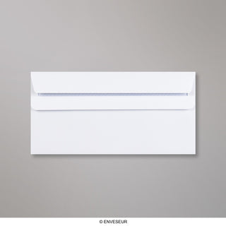Weißer Briefumschlag 110x220 mm (DL)