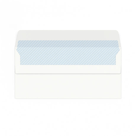 DL Weißes Kuvert mit Innendruck 100GSM (110 x 220mm)