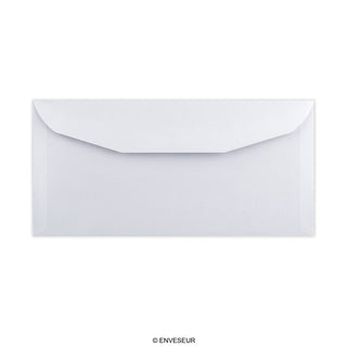 Weißer Briefumschlag 114x235 mm