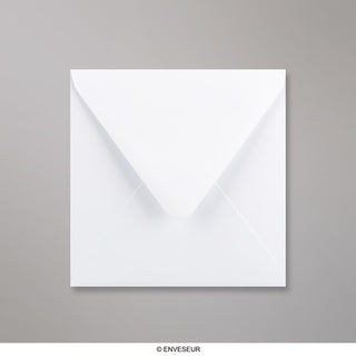Weißer Briefumschlag 120x120 mm