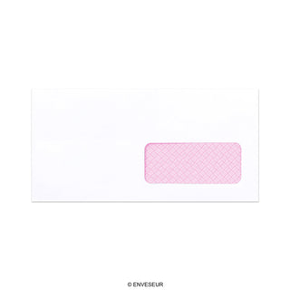 Weißer Laser-bedruckbarer Briefumschlag 110x220 mm (DL)