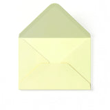 Kuvert Elfenbein gehämmert 125 x 175 mm