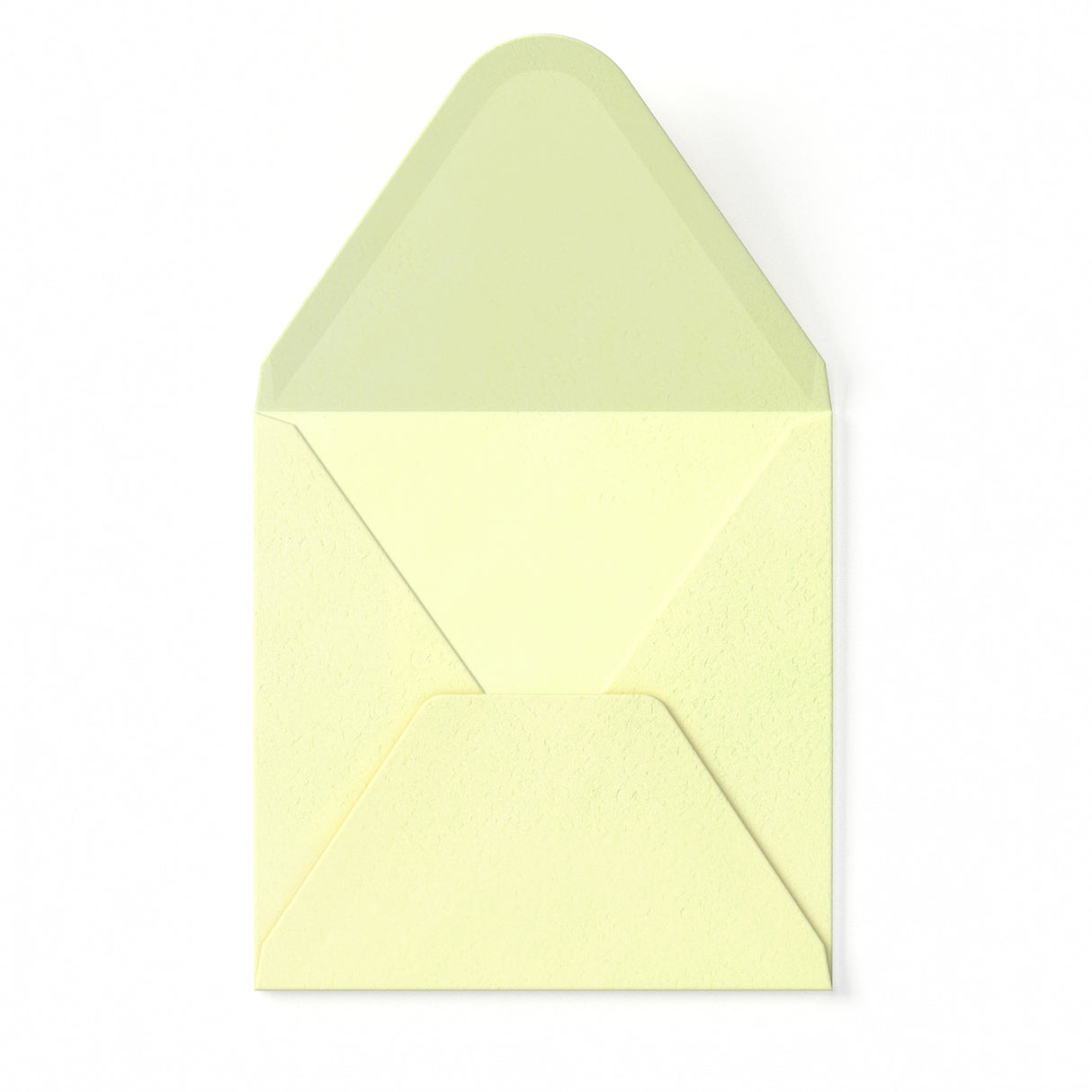 Kuvert Elfenbein gehämmert 130 x 130 mm