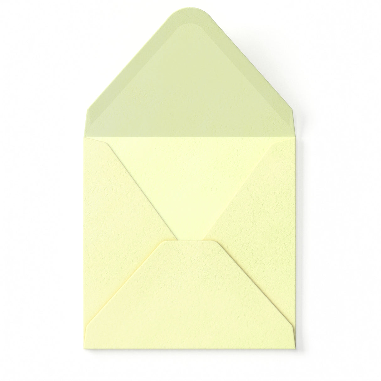 Kuvert Elfenbein gehämmert 155x155 mm