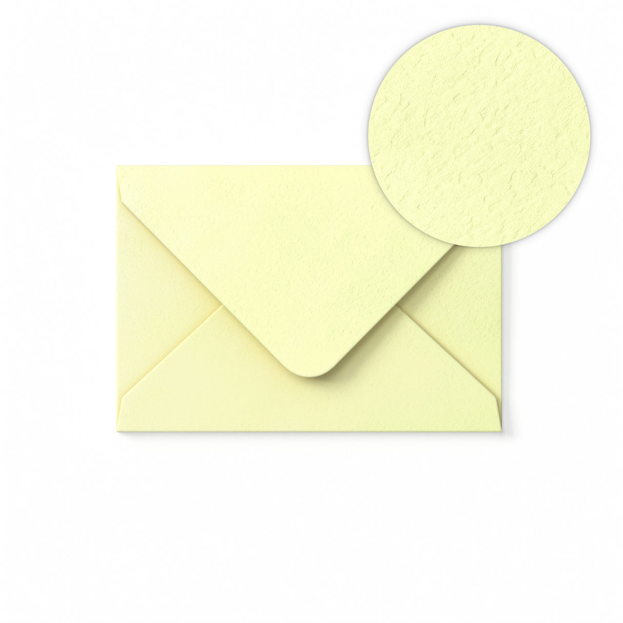 Kuvert Elfenbein gehämmert 65x94 mm