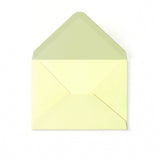 Kuvert Elfenbein gehämmert 82x113 mm