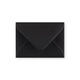 Black Gummed V-Flap Greeting Card Envelope (70 x 100mm)