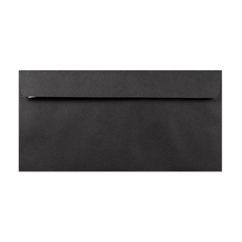 DL Black Peel & Seal Coloured Envelope (110 x 220mm)