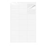Rectangle Adhesive Labels Clear 64 x 38 mm (21 labels)
